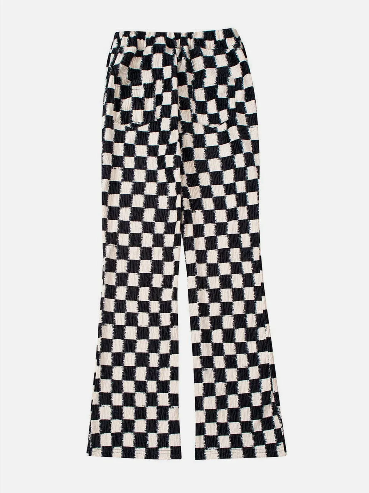 AlanBalen® - Checkerboard Elastic Horn Pants