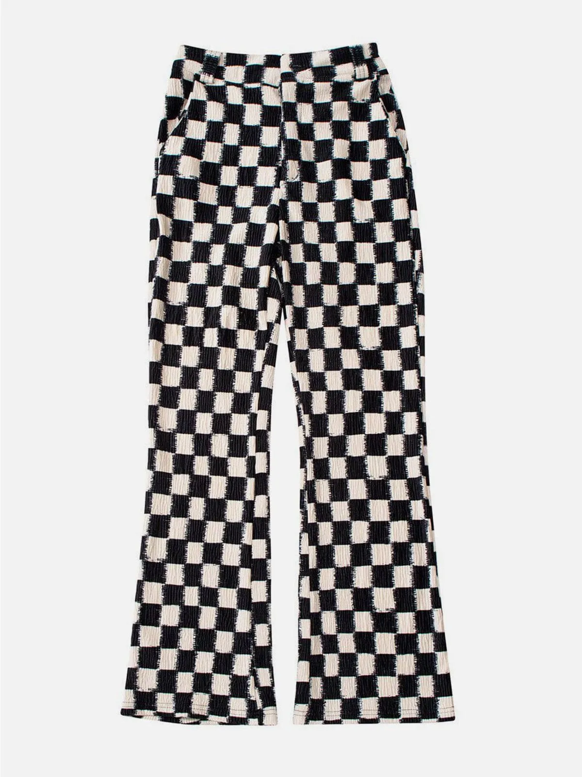 AlanBalen® - Checkerboard Elastic Horn Pants