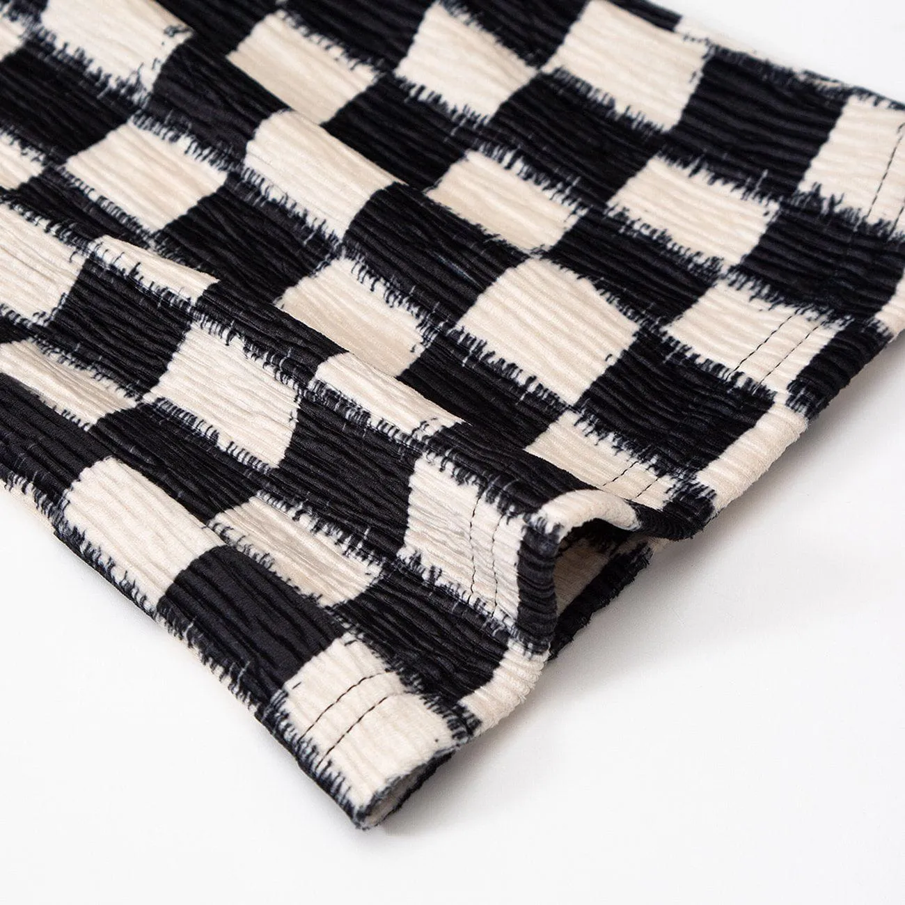 AlanBalen® - Checkerboard Elastic Horn Pants