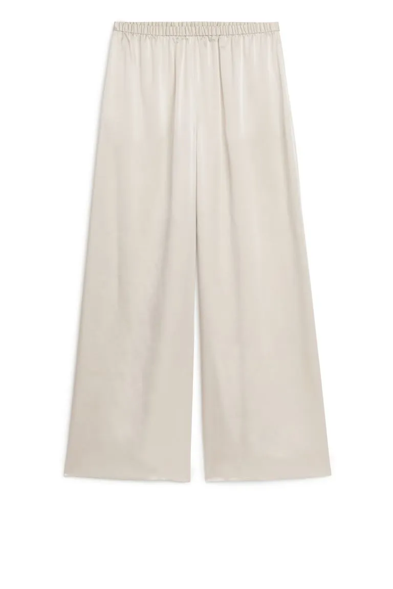 ARKET silk trousers