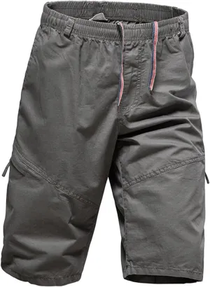 Athletic Cargo Shorts Men Performance Tactical Hiking Chino Shorts Twill Sports Utility Outdoor Military Casual Pants
