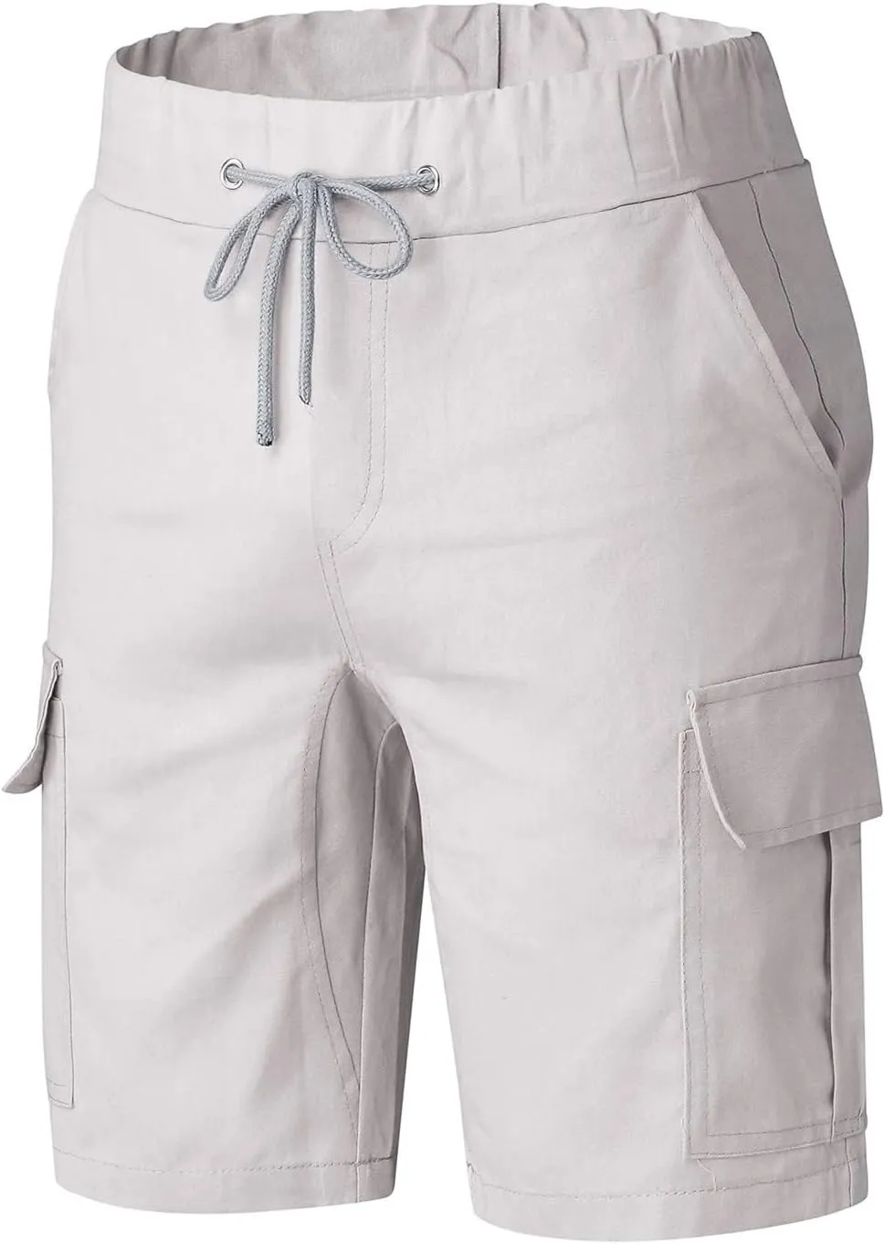 Cargo Shorts for Men Stretch Waist Work Shorts Outdoor Hiking Fishing Cargo Shorts Tactical Athletic Shorts Pockets