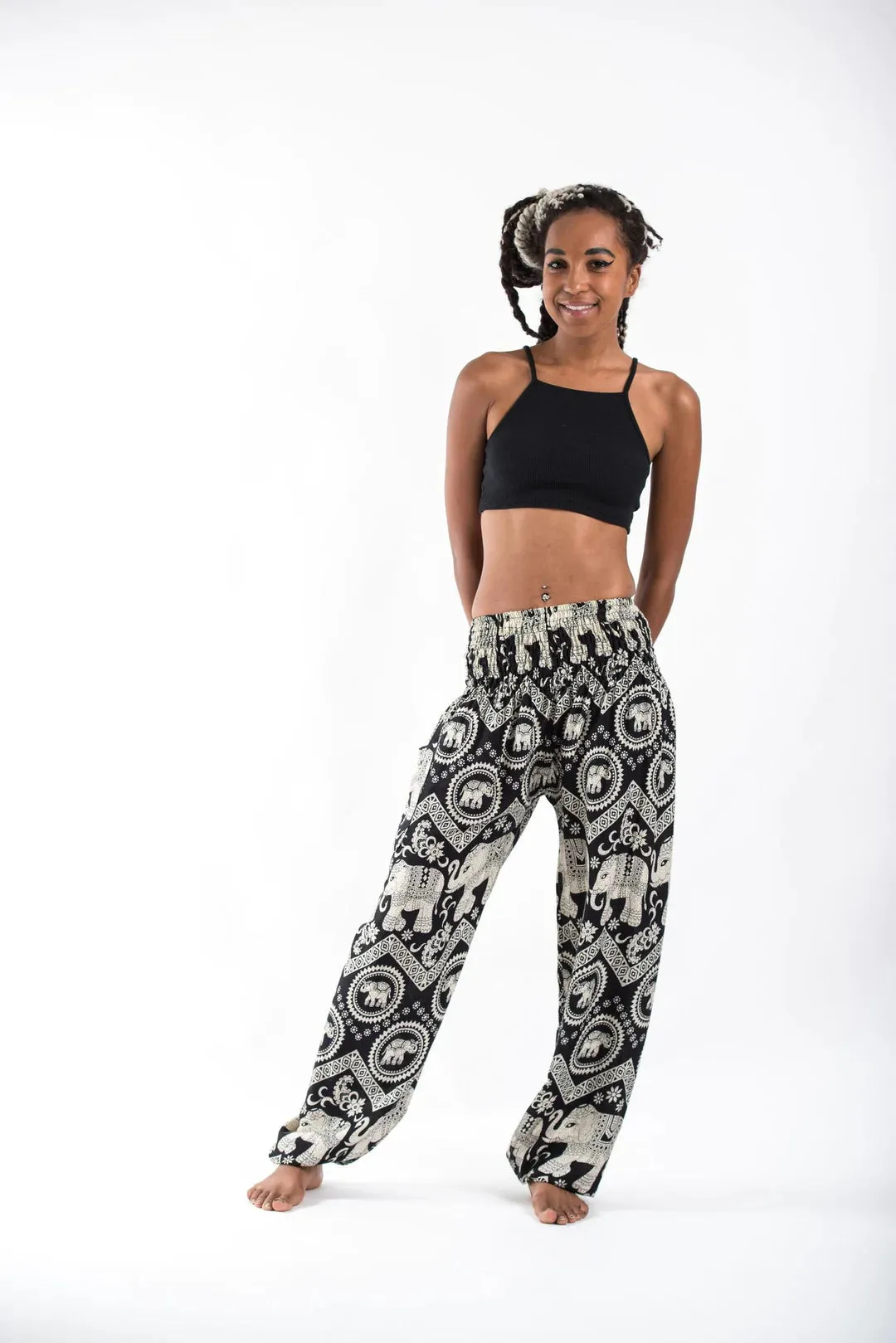 Imperial Black Elephant Unisex Pants, Thailand