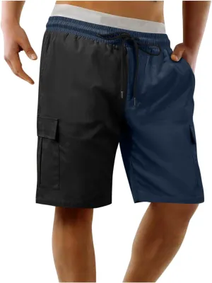 Mens Cargo Shorts Athletic Workout Hiking Utility Tactical Shorts Baggy Surfing Summer Beach Outfits 80s Street Wears