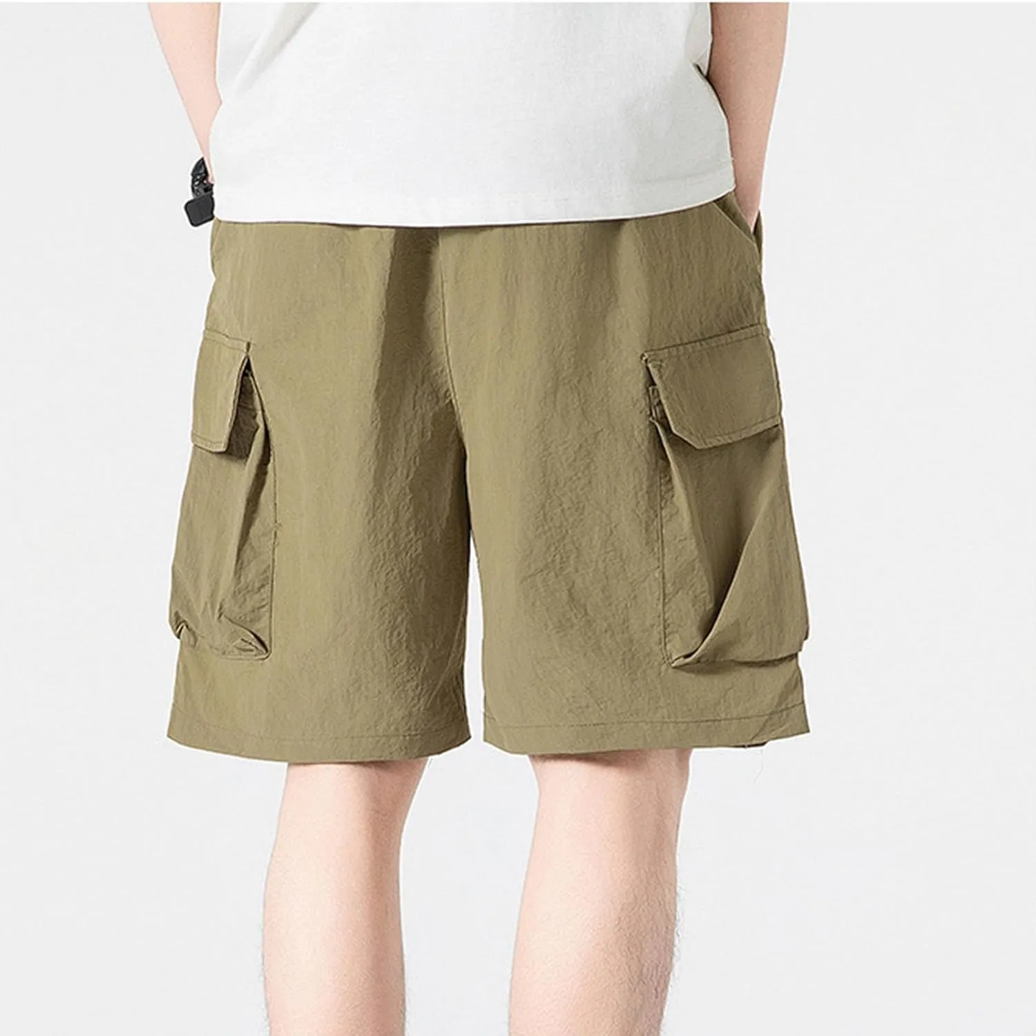 Men's Cargo Shorts Plus Size 7 Inch Inseam Chino Gym Tactical Workout Shorts Big and Tall Athletic Baggy Joggers