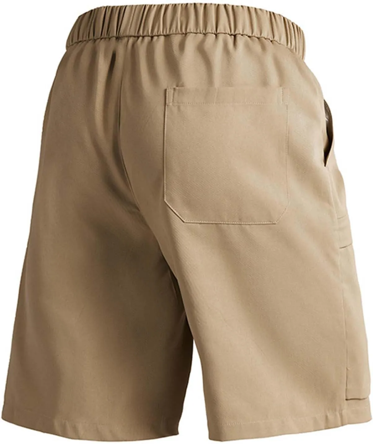 Men's Fishing Shorts Athletic Utility Chinos Tactical Hiking Work Cargo Shorts 7 Inch Slacks Short Pants with Pockets