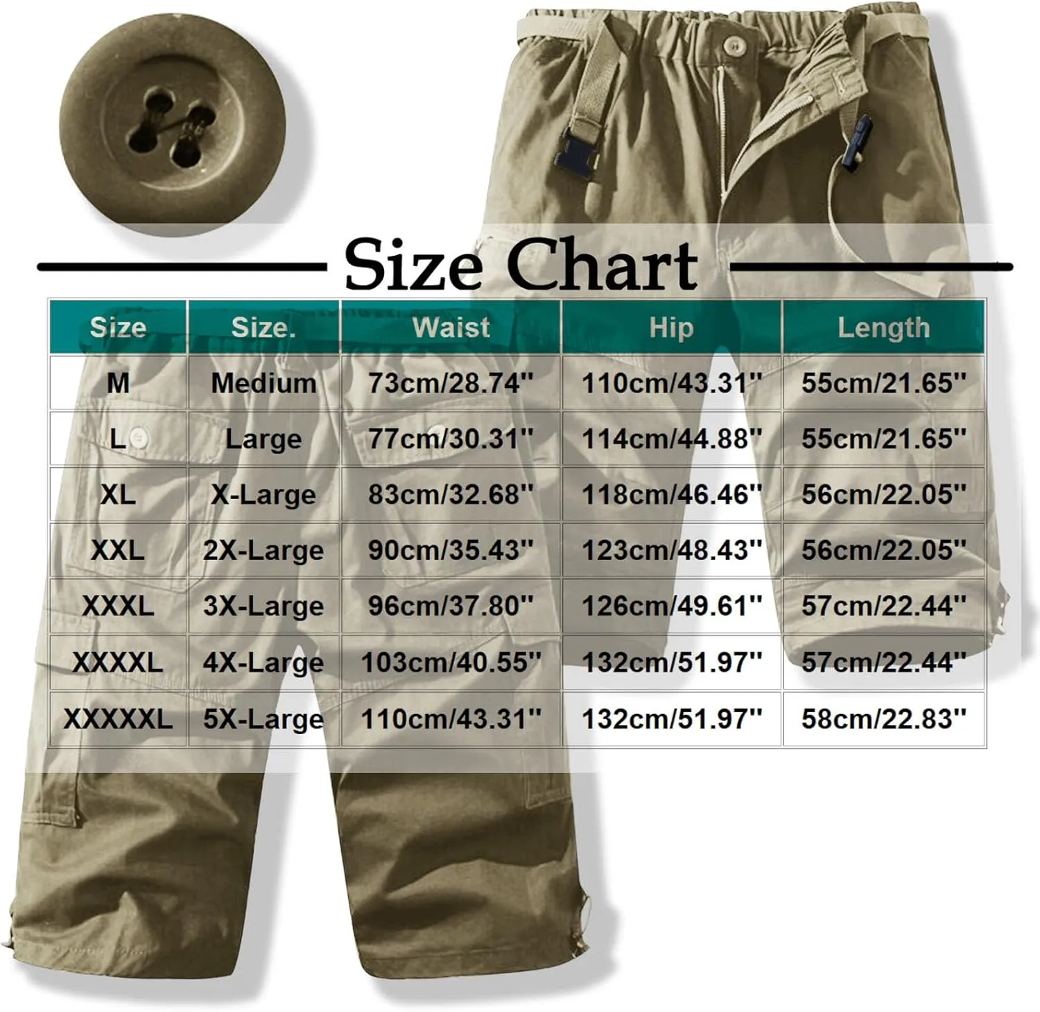 Mens Workout Cargo Shorts Outdoor Chino Military Tactical Hiking Shorts 9 Inch Uniform Durable Utility Work Pants