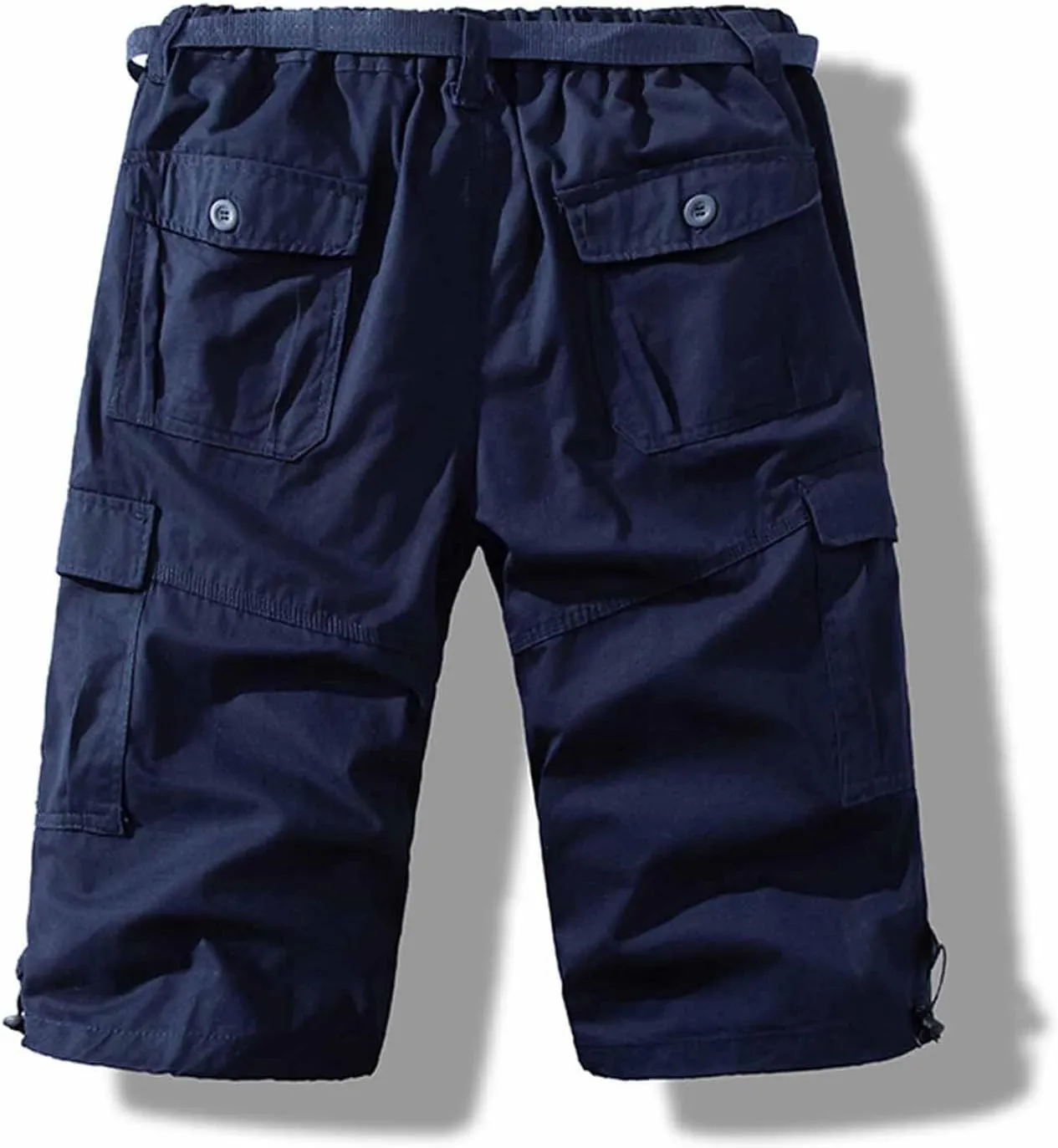 Mens Workout Cargo Shorts Outdoor Chino Military Tactical Hiking Shorts 9 Inch Uniform Durable Utility Work Pants