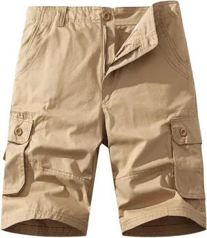Mens Workout Tactical Shorts Plus Size Fishing Board Summer Casual Chino Shorts Track Utility Military Cargo Pants