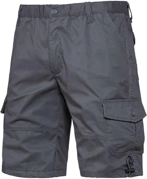 Summer Cargo Shorts For Men Outdoor Tactical Hiking Utility Twill Walking Shorts Work Fishing Short Pants With Pocket